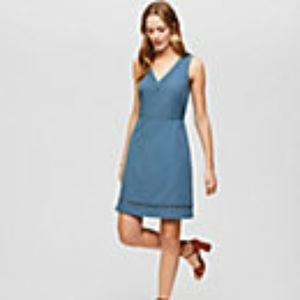 Ann Taylor Light Powder Blue Flare Dress